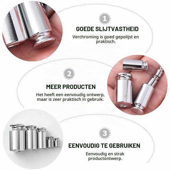 Kalibratie Gewicht 1g 2g 5g 10g 20g Kalibratie Gram Weegschalen Gewicht Set voor Digitale Weegschalen — afbeelding 4