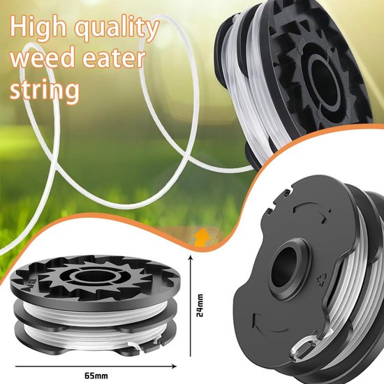 3 Stuks Vervangspoelen voor Grastrimmerdraad, Ø 1,65mm, 8,2m Lengte — afbeelding 5