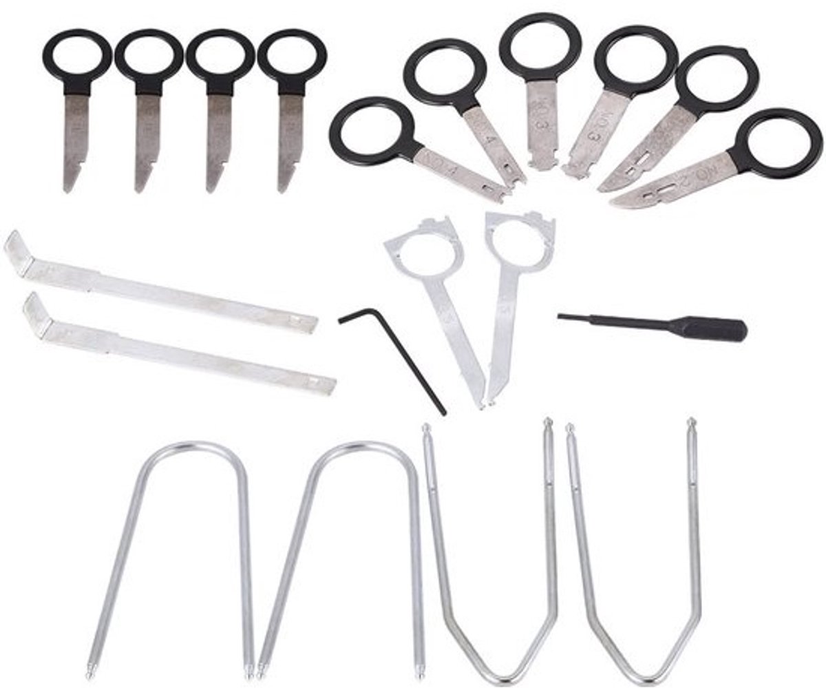Dailygoody - 20-delige Auto Stereo Verwijder Tool Set - Universele