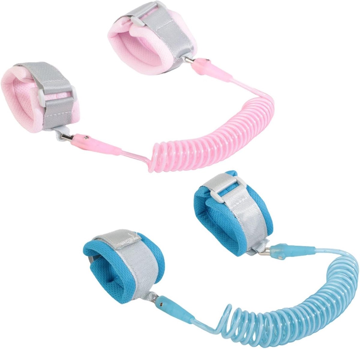 2 Stuks Anti-Verloren Armbanden, Veiligheidsarmbanden Voor Kinderuitjes, Draagbare Babyriemen, Accessoires Voor Gezinsuitjes, Ouder-Kind Reisaccessoires.