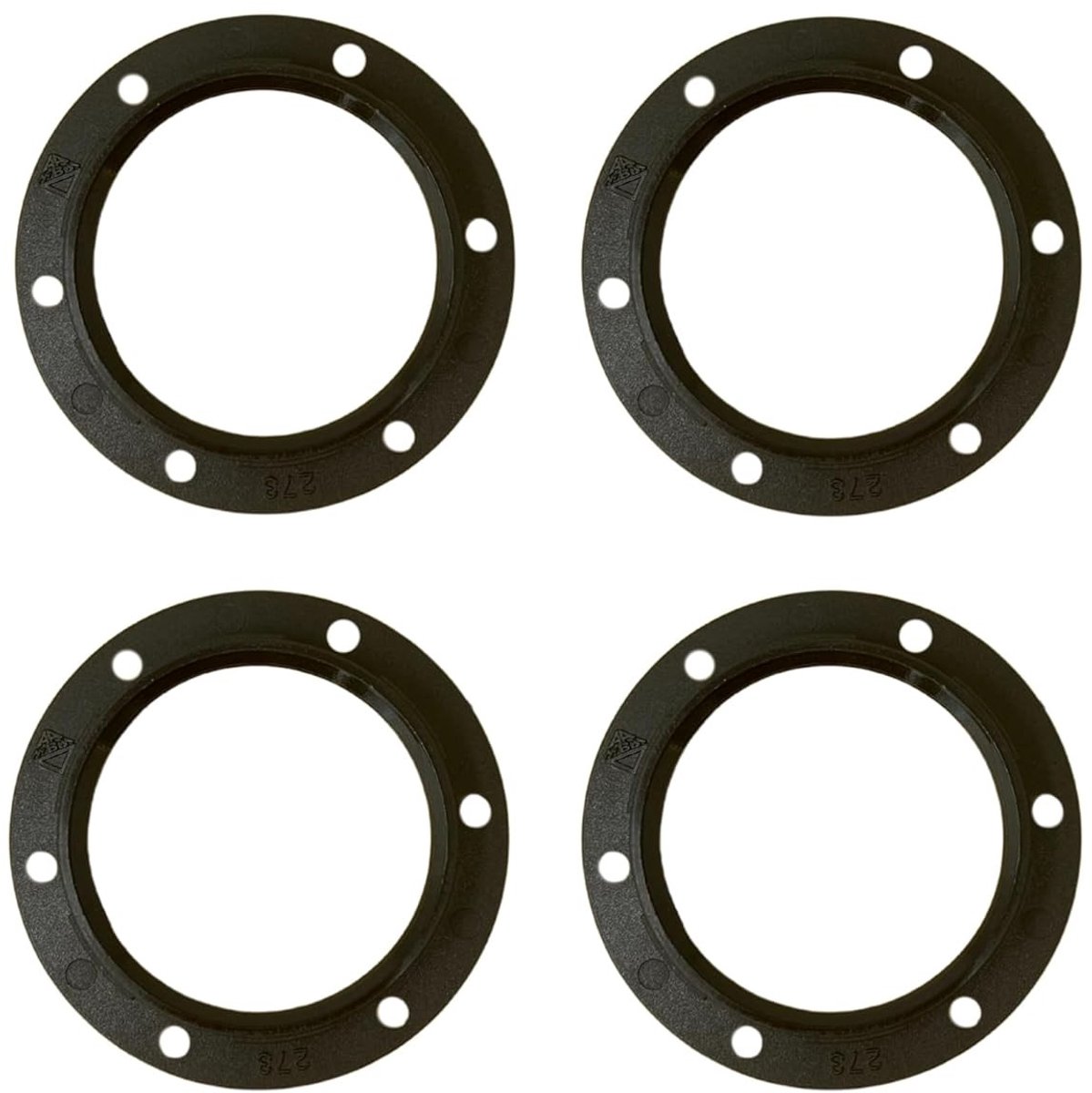 Lampenkapjes clip on - Zwart - Thermoplastische Sluitringen - Voor E27 Lampfittingen