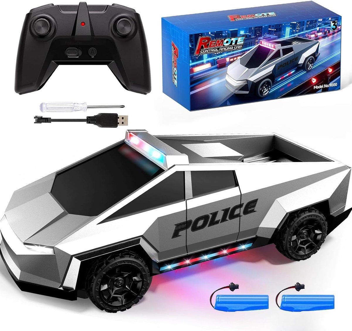 Remote car silver