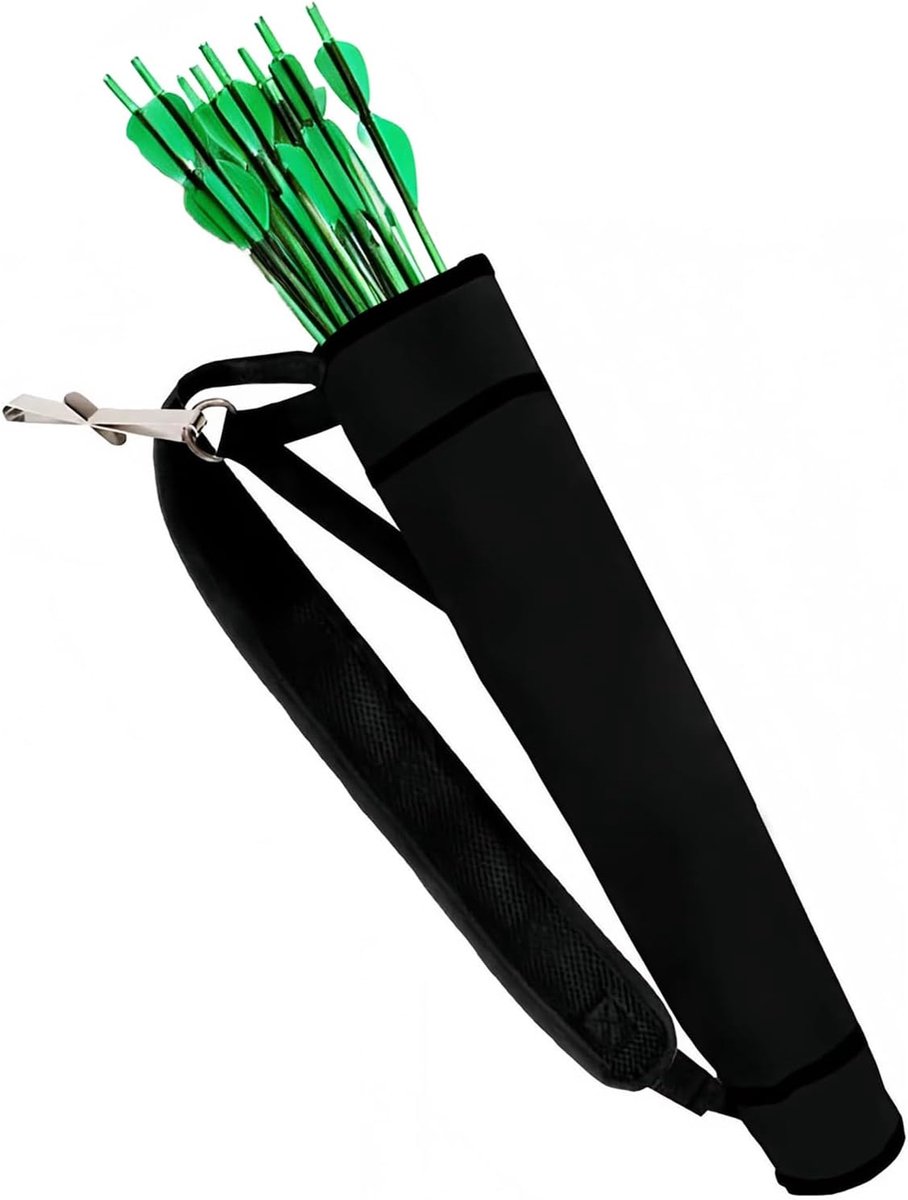 Koker voor pijlen, boogschieten, quiver kokerhouder, pijlkoker, rug en heupen, quivers, pijlkoker, instelbare pijl, rugzak, boogkoker voor compound recurve boog, praktijk, jacht