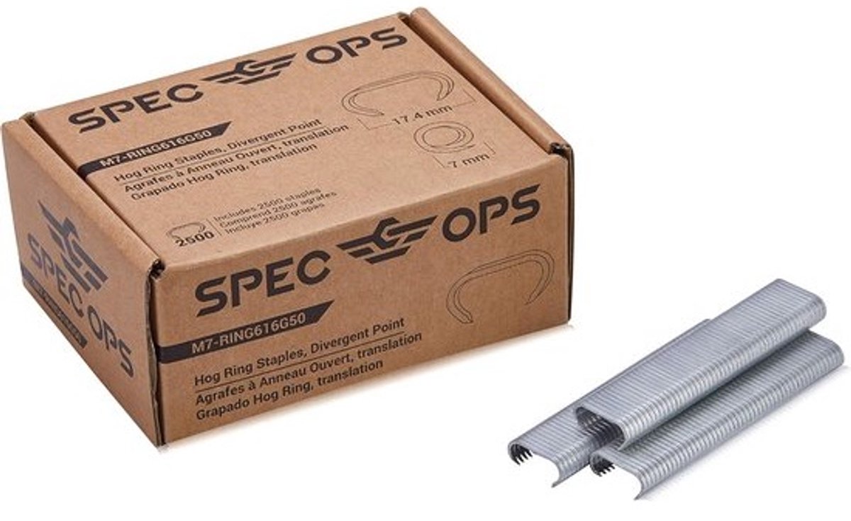 Gereedschap 16 Gauge 11/16" Varkenringen - Divergent Point, 2500 Pack - Ondersteun Veteranen met Elke Aankoop