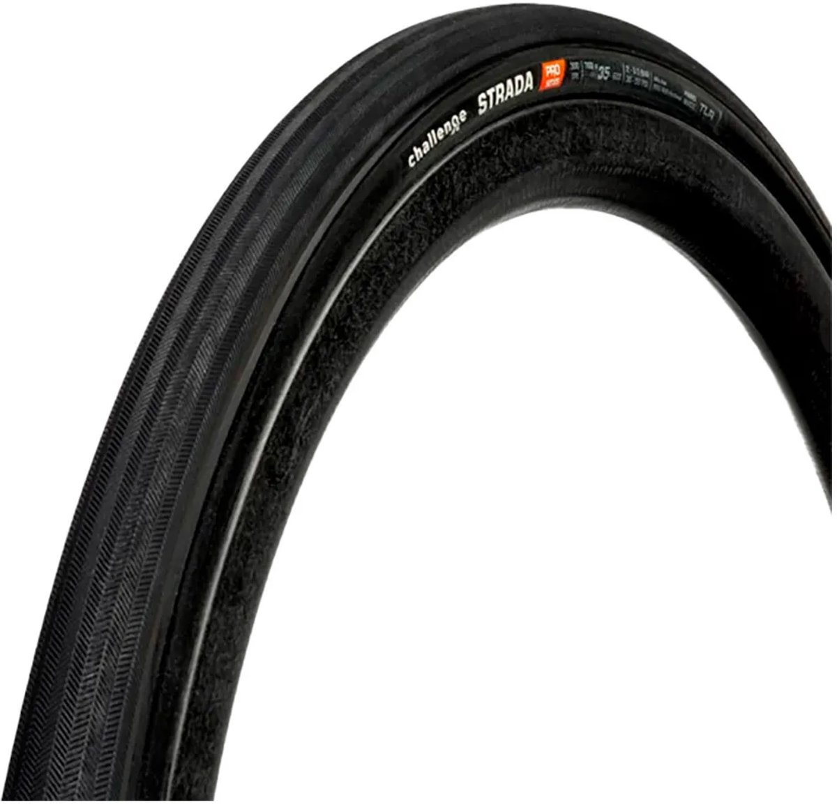 Challenge Strada Pro Handmade Smart 300 Tpi Superpolyester 700c X 35 Racefietsband Zilver 700C x 35