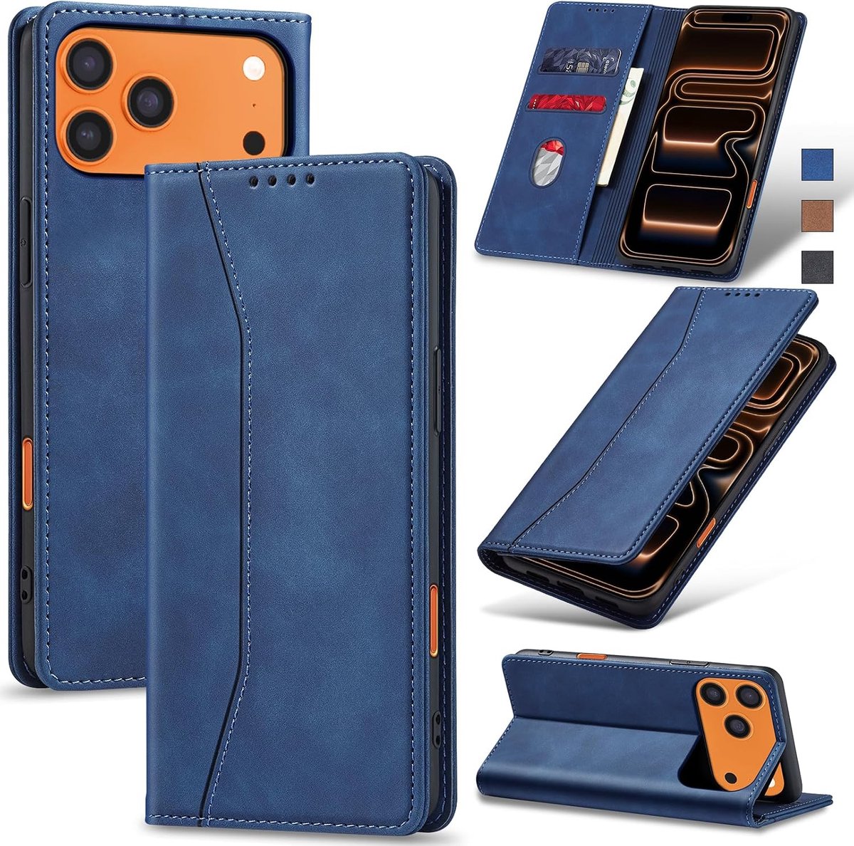 Hoesje voor iPhone 17 Pro Max,Blauw