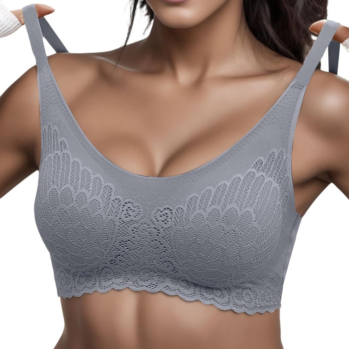 Beha zonder beugel, lingerie voor dames, comfortabel, bordeauxrood, diep fluweel, zacht, winter, elegant, A50