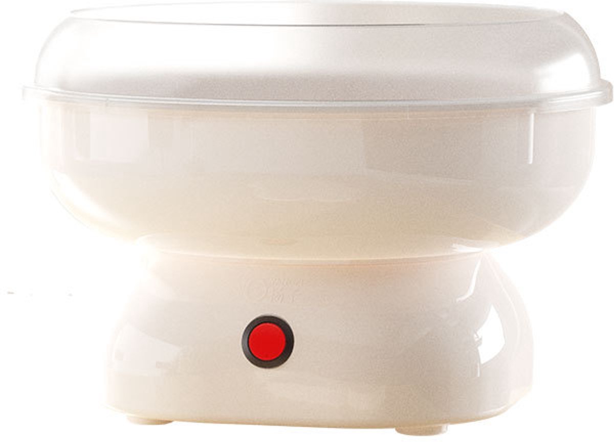 Elektrische suikerspinmachine 450W, 220-240V EU-stekker, 270mm grote opening, inclusief suikerlepel en 8 houten stokjes, suikerspin maker voor thuisfeestjes, kinderfeestjes en verjaardagen