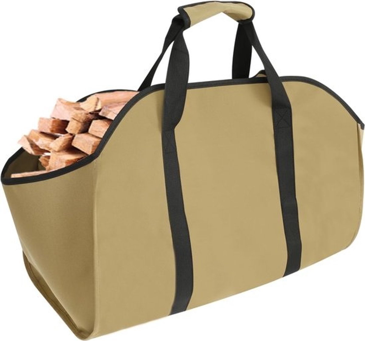 Waterdichte Brandhouttas voor Buiten en Binnen - Ideaal voor Camping en Tuin, 60 x 34 x 40 cm