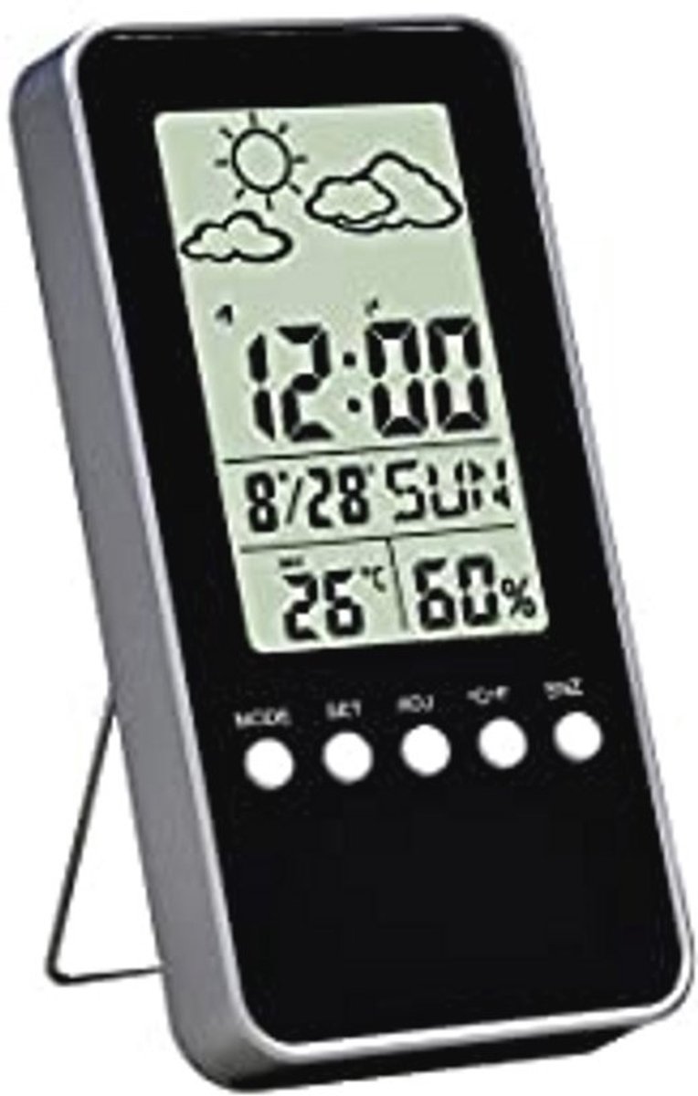 Weerstation voor Temperatuur en Luchtvochtigheid