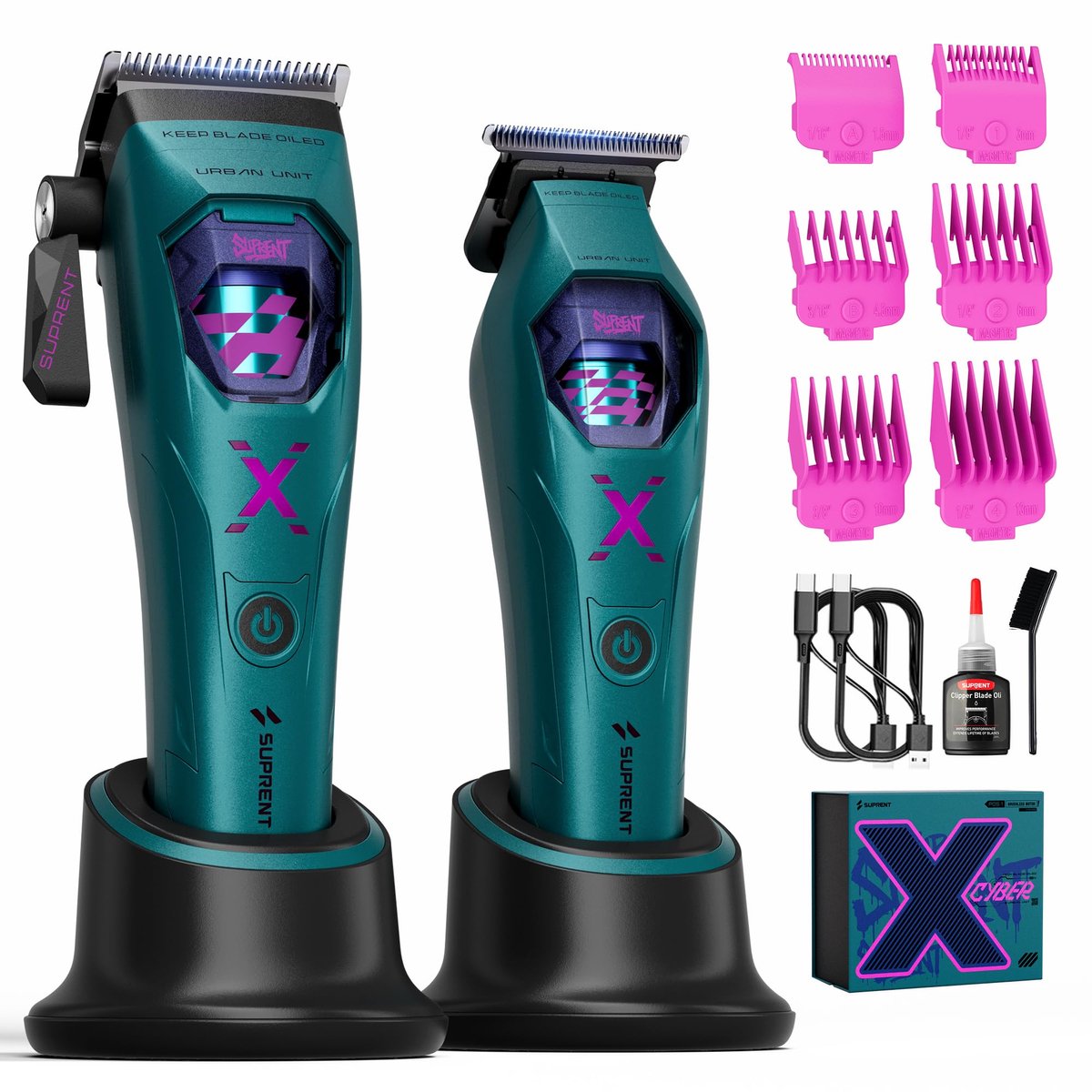 Tondeuse voor Mannen Draadloos - Professionele Rotor Motor - Snelle en Efficiënte Haarsnit - ShopVlot