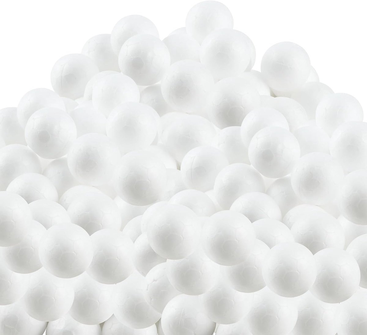100 stuks schuimrubberen ballen, piepschuimballen