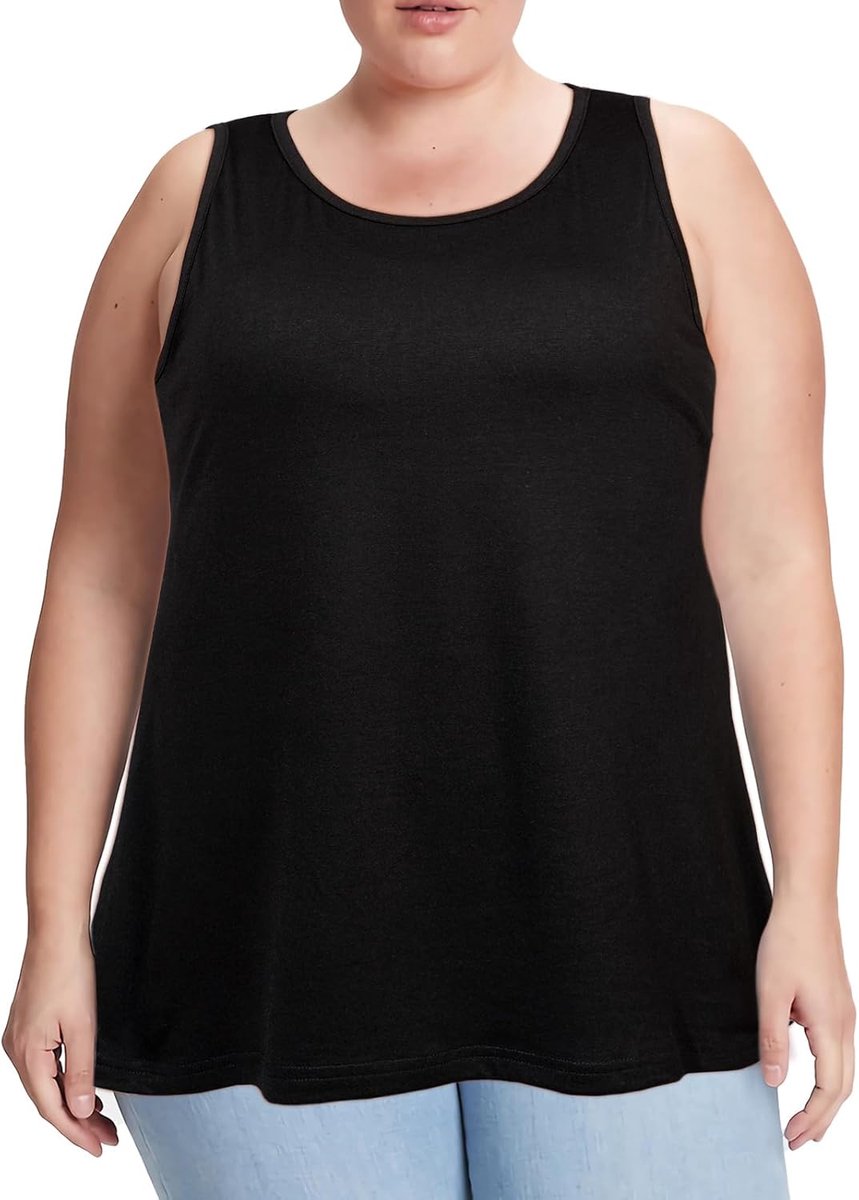 Wood Dames Sporttop zonder Mouwen, Ronde Hals, Zomer, Katoen Absorberend Zweet en Sneldrogend,