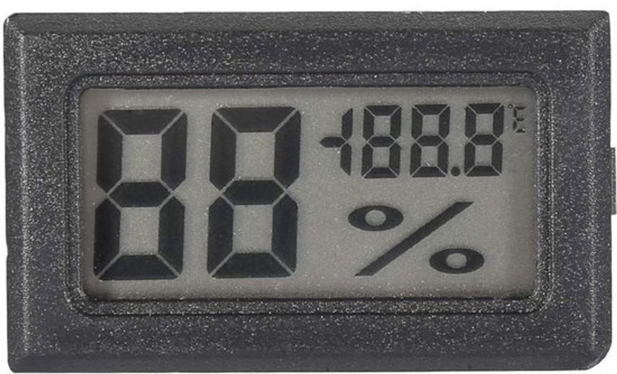 Digitale Vochtigheidsthermometer Binnen – Nauwkeurige Hygrometer met LCD Scherm voor Huis en Kantoor