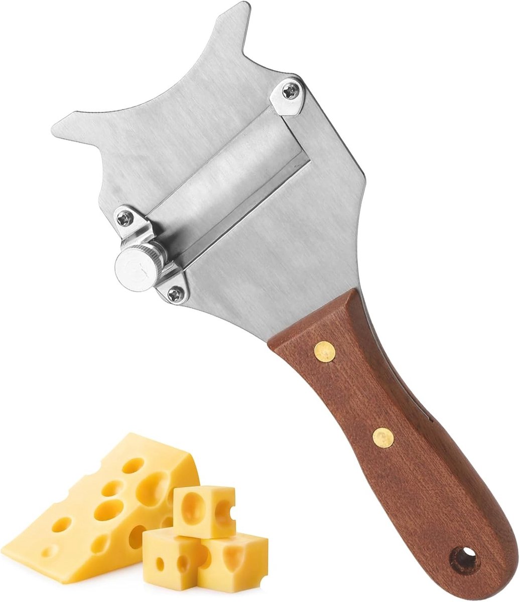Professionele Truffelsnijder en Kaassnijder met Verstelbare Dikte, RVS Snijder voor Truffels en Kaas, Perfecte Keukenaccessoires voor Truffelgerechten en Kaasplankjes