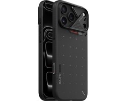 AULUMU Ultra-Slim Case - Hoesje Geschikt voor Apple iPhone 18 Pro Max - Compatibel met MagSafe - 1500D Aramid Fiber Back Cover - Ultra Dun - Zwart Grijs