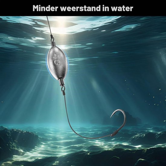 Vislood 45 stuks - 3g tot 40g - hoogwaardig ijzer - sneller zinken - ServiceTopper — afbeelding 4