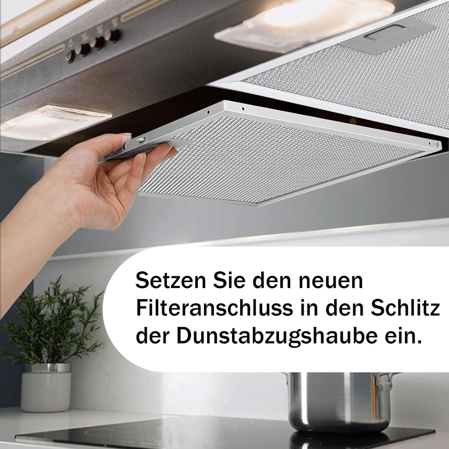 Metaalfilter voor Afzuigkappen, Set van 2, 320 x 260 x 9 mm, 5-Laags Filterdoek voor Efficiënte Luchtfiltratie in de Keuken