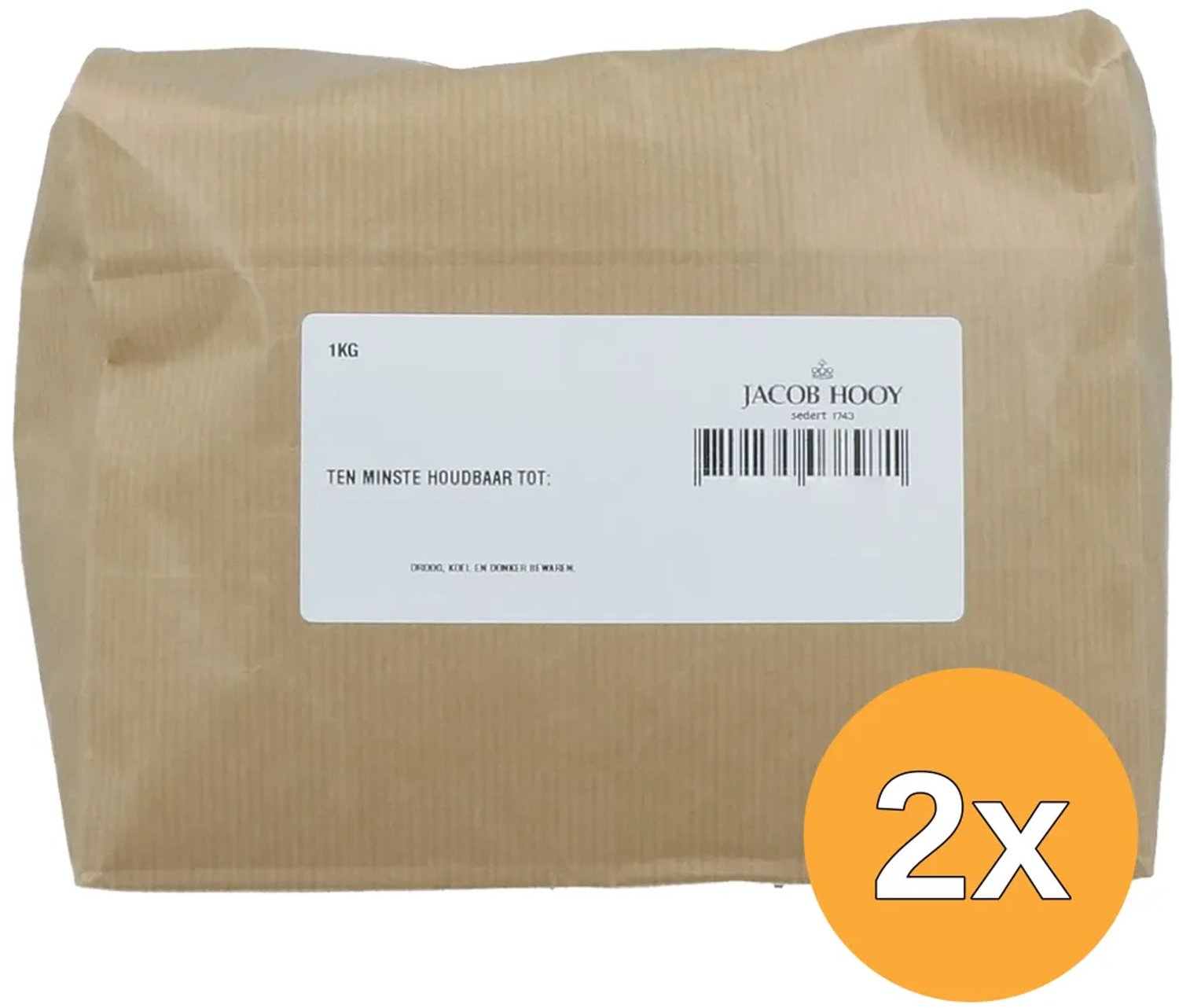 2x Jacob Hooy Kattenkruid Gemalen (1000 gr)