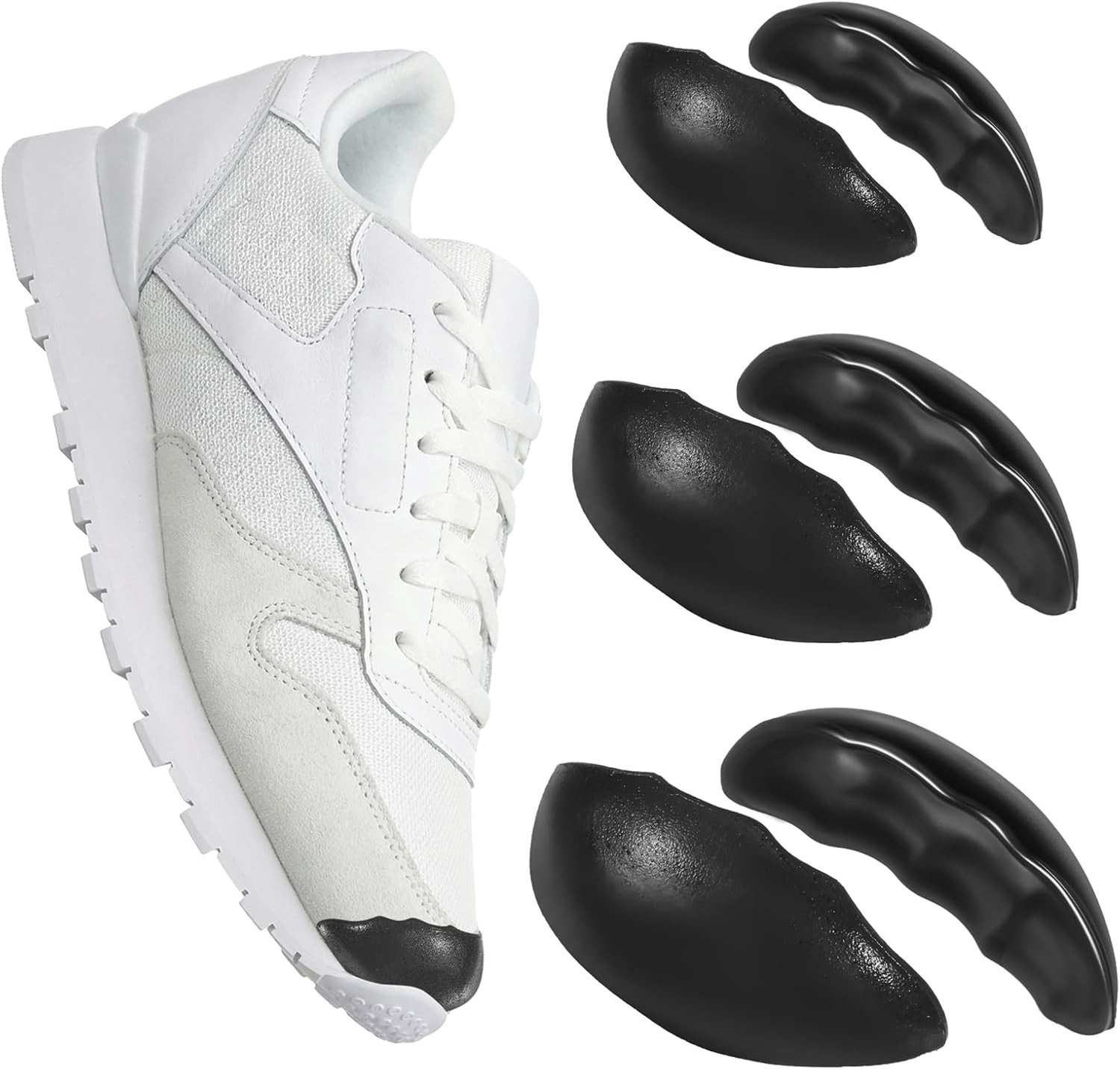 Schoenvullers voor losse schoenen - 3 paar in verschillende maten, voorkomt hielslip en zorgt voor betere pasvorm voor mannen en vrouwen