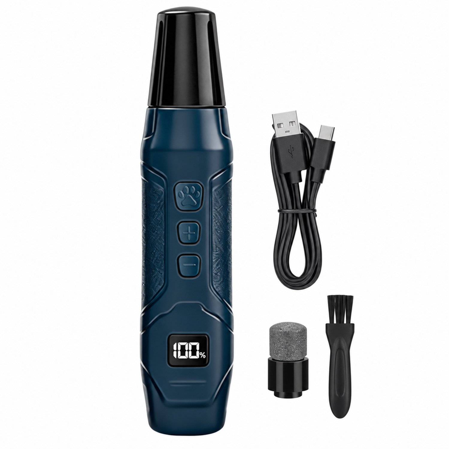 elektrische nagelknipper voor honden en katten - blauw - Engelse verpakking