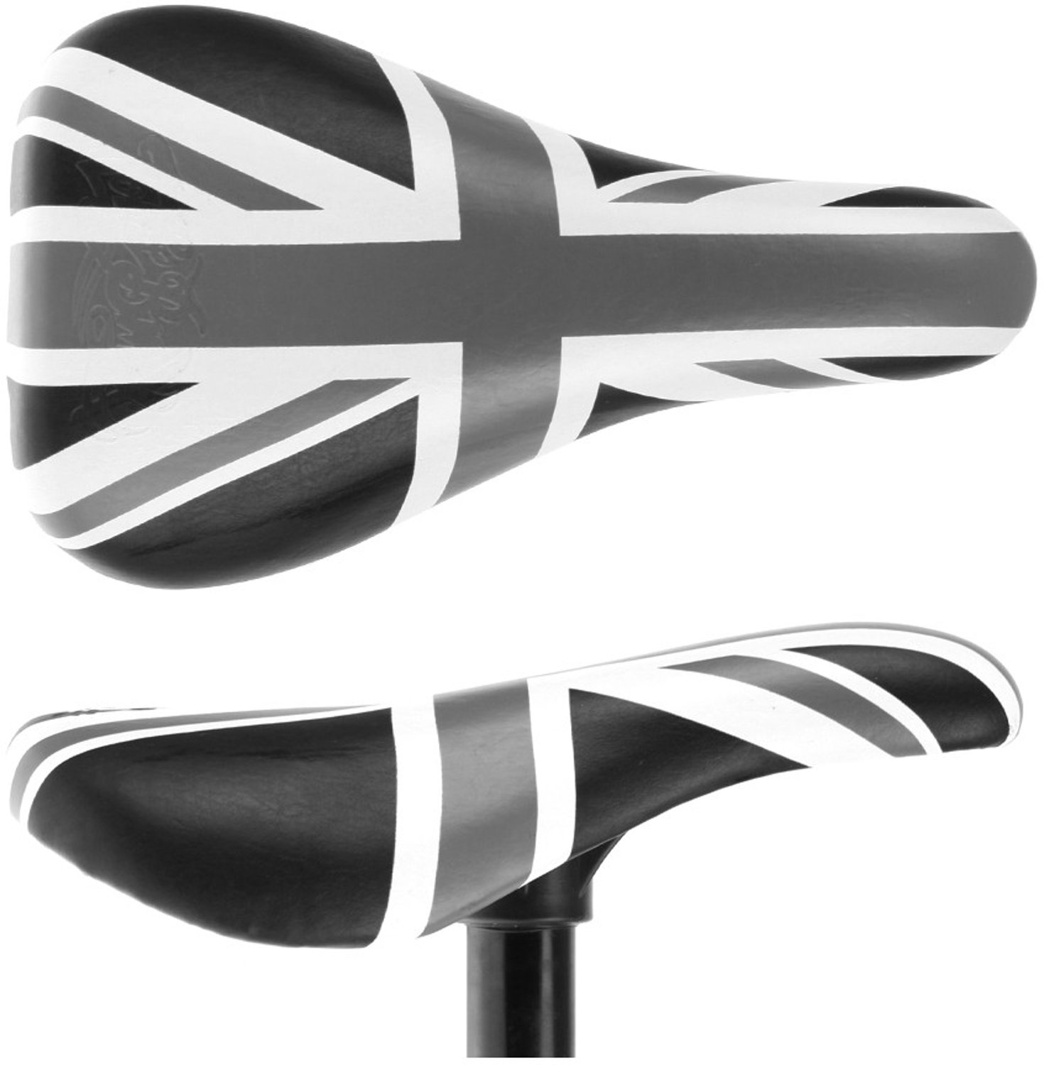 Total BMX Brit Combo Zadel - Grijs/Zwart
