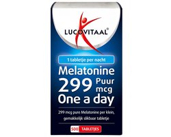 Lucovitaal Melatonine tabletjes 299 mcg 500 tabletten