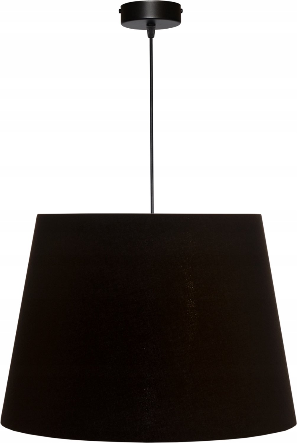 Merلوze Hanglamp met Kegelvormige Kap - Zwart/Wit, E27