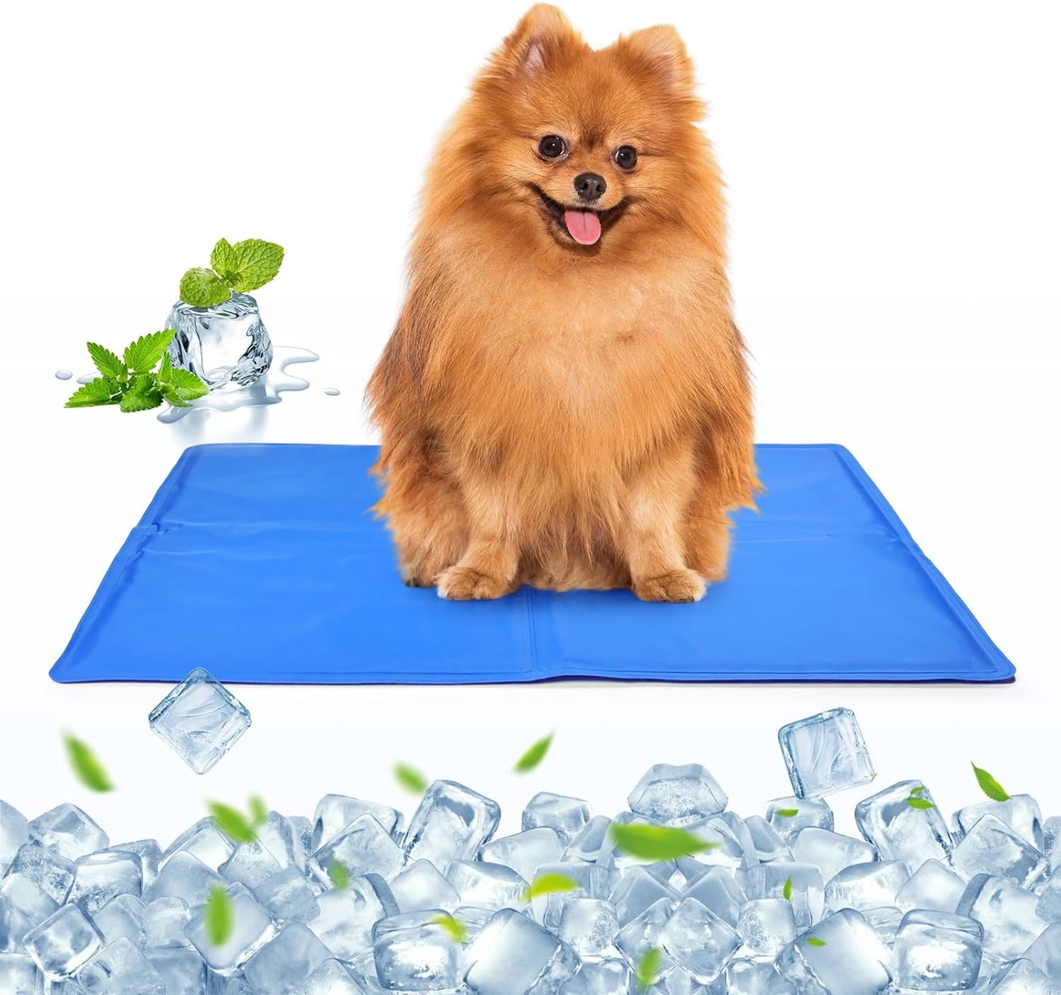 Famanu – Koelmat voor honden, 65 x 50 cm, zelfkoelende koudgelpad, ideaal voor warme dagen