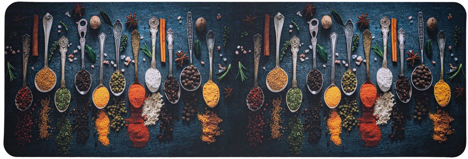 Hamat Creation Spices 50 x 150 cm - Wasbare Droogloopmat - Schoonloopmat Binnen - Polyester - Rubber