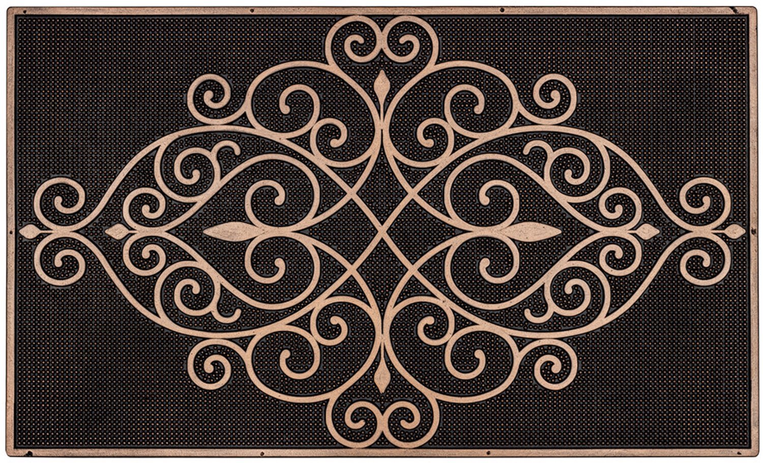 Hamat Diamo French Lily 45 x 75 cm - Buitenmat - Deurmat Buiten - Rubber - 6 mm