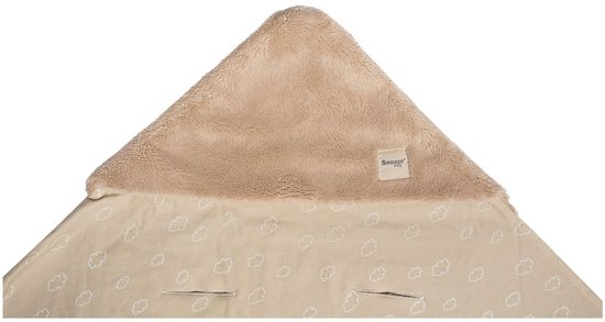 Snoozebaby Wikkeldeken voor autostoel - Warme voetenzak voor MaxiCosi - Dune Beige — afbeelding 2