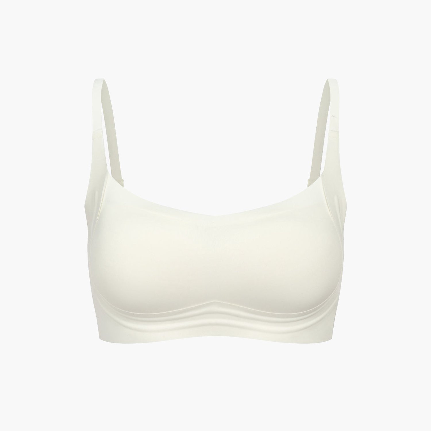 cfab Compacte comfortbeha - Ecru - S - BH Zonder Beugel Voorgevormd - Ondergoed - Naadlos