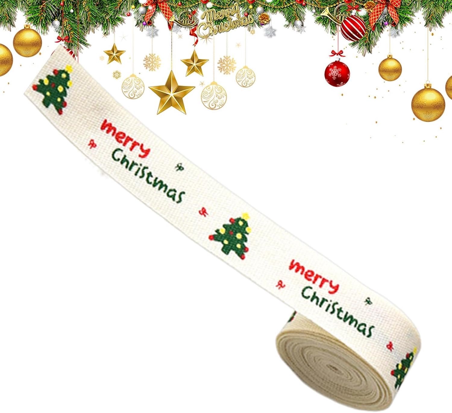 Kerstboom lint 2,2 meter herbruikbare vakantie klassieke stropdas decor
