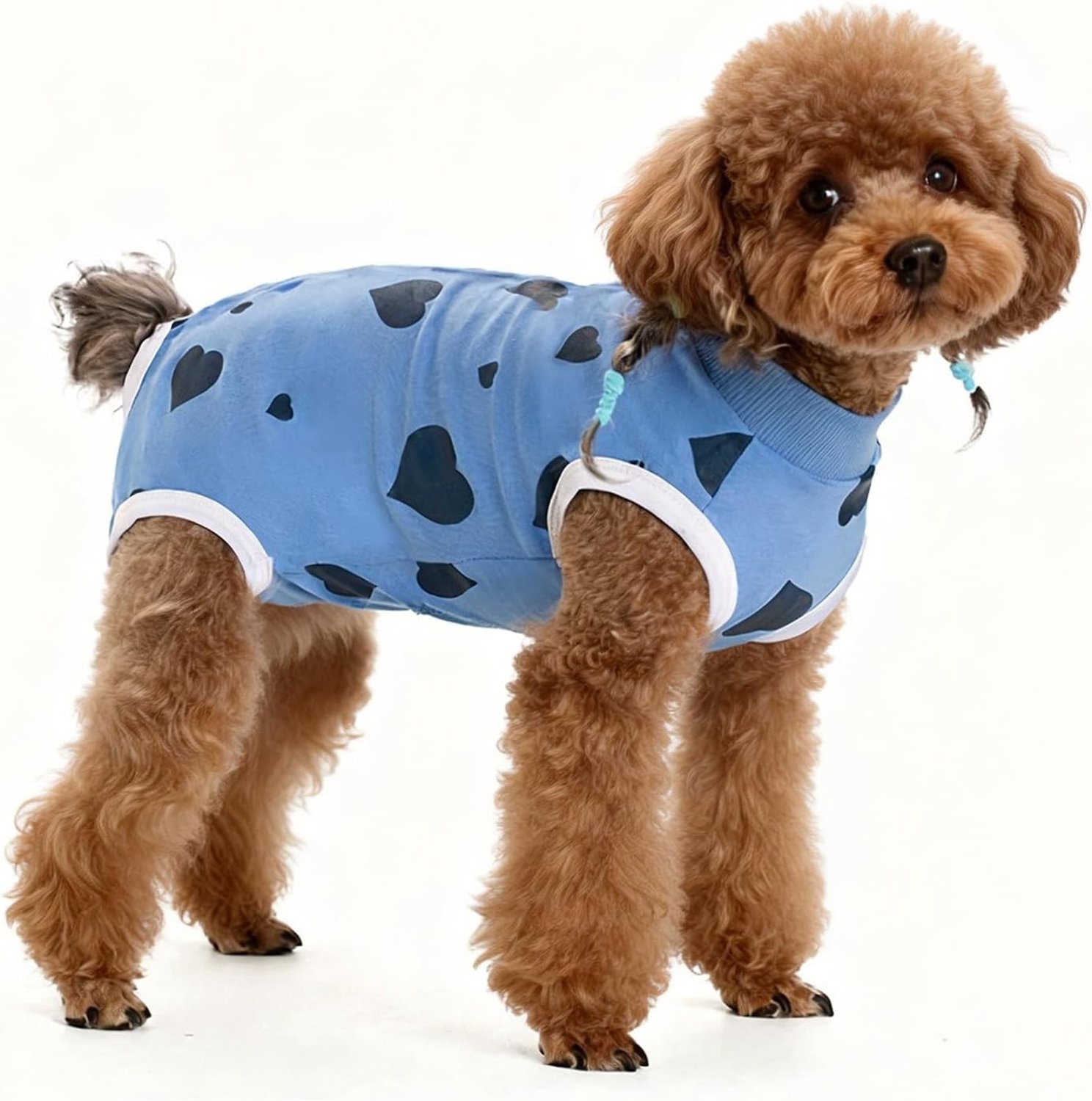 Herstelpak voor Honden - Anti-Likken, Medisch, Postoperatief, Buikwondbeschermer, Katoenen Onesie voor Puppy’s