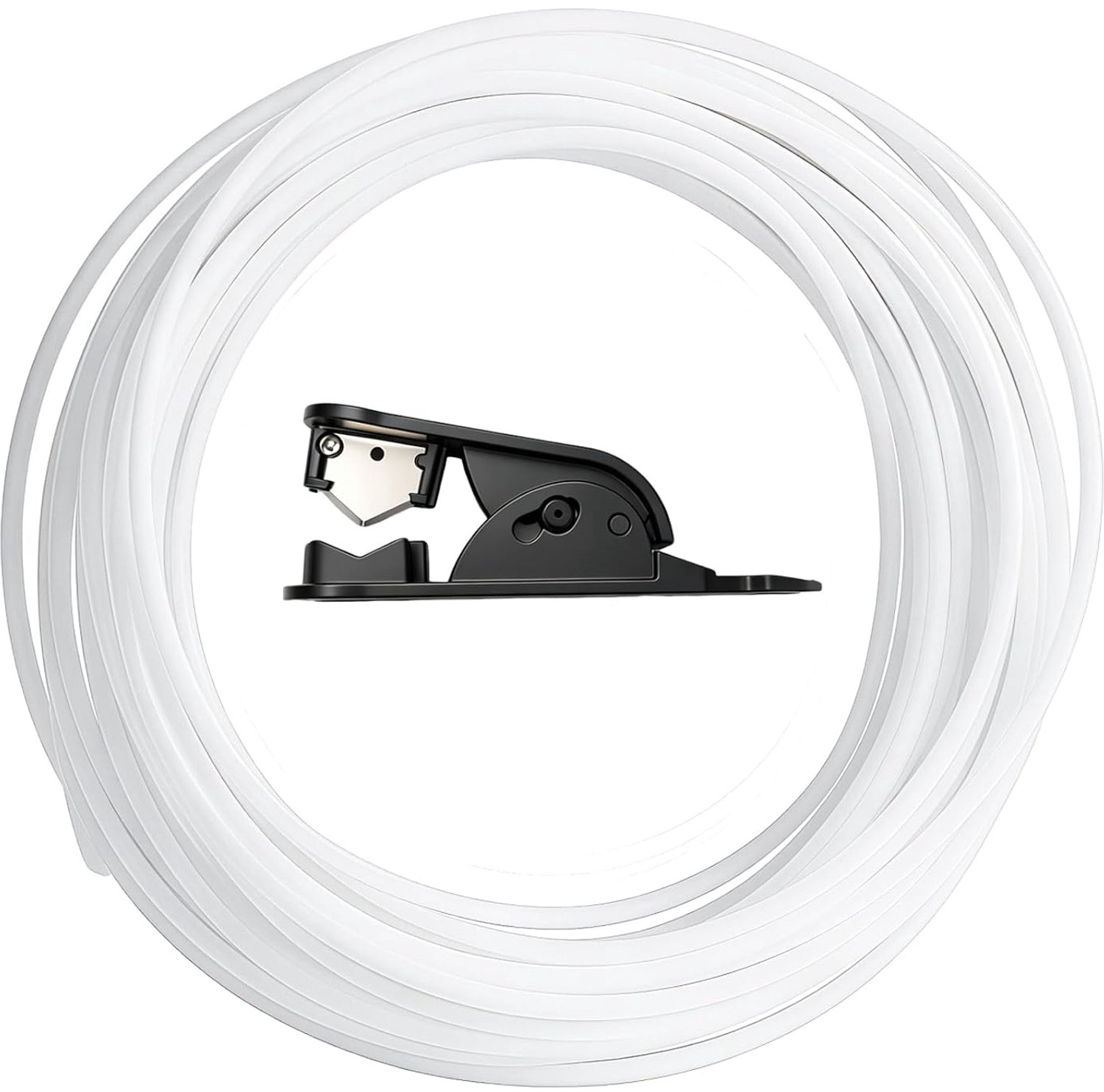 10m PTFE Hose with Cutter, 0.3cm ID×4mm OD PTFE Tube, Teflon Hose for 1.8mm 3D Printer Filament, for Bambu Lab A1/A1 - ShopVlot