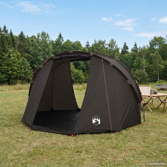 vidaXL - Vistent - 5-persoons - waterdicht - bruin van Vidaxl — afbeelding 5