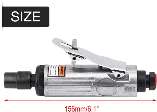 lyrlody Luchtdrukslijper Pneumatisch 3/6mm Spantang 90 Psi 20000 Rpm — afbeelding 5