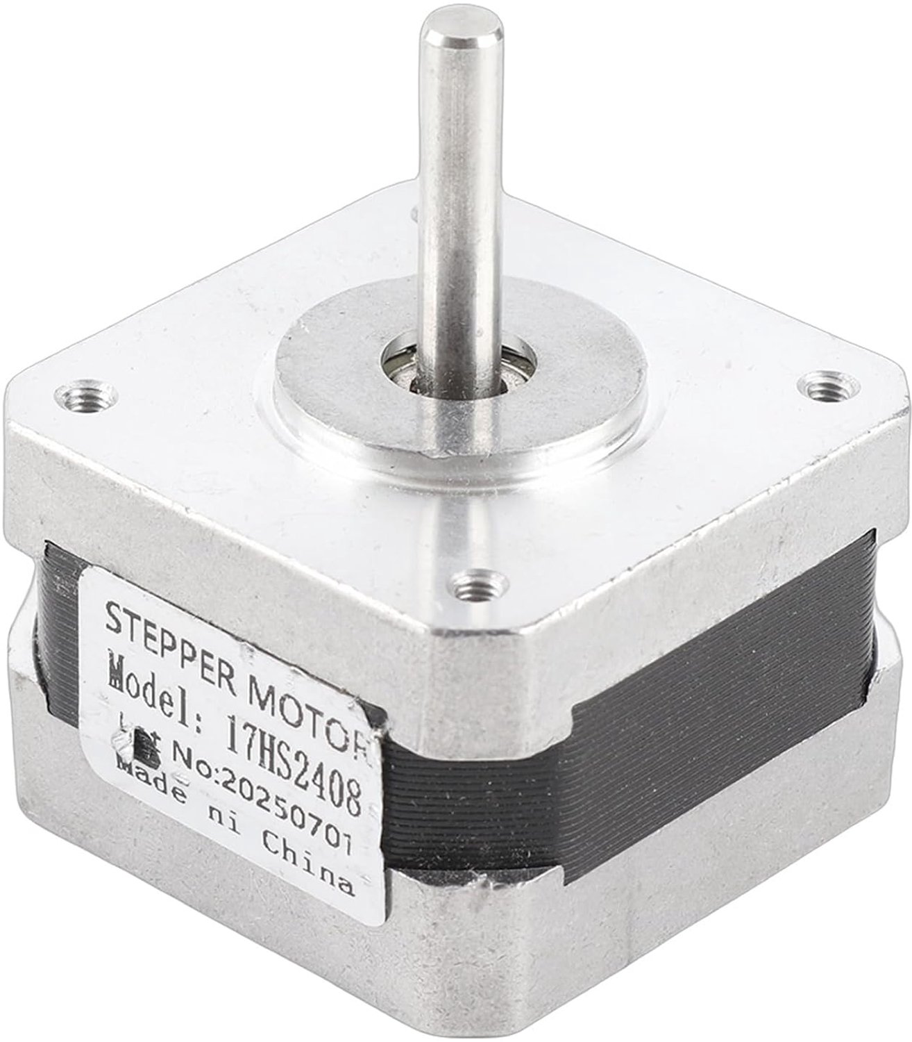 Aqxreight Stappenmotor 4 Draden voor 3D-printeraccessoires, Elektromotor van Gelegeerde Constructie met Ruisonderdrukkingstechnologie, Compact Ontwerp voor Printers, Podiumverlichting, Textiel