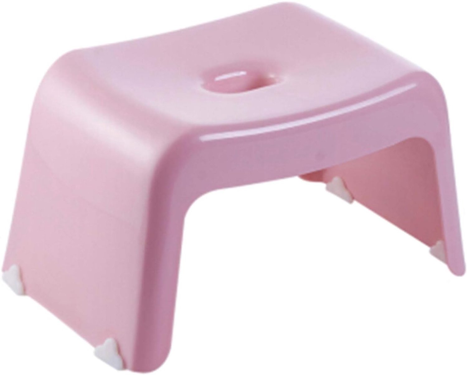 Badkamer Kruk Waterdichte antislip Douche Kruk Huishoudelijke verdikte Plastic Kruk Schoen veranderende kruk 33.5x20.5x19cm, 37.5x24.5x26.5cm (Color : Pink, Size : Small)