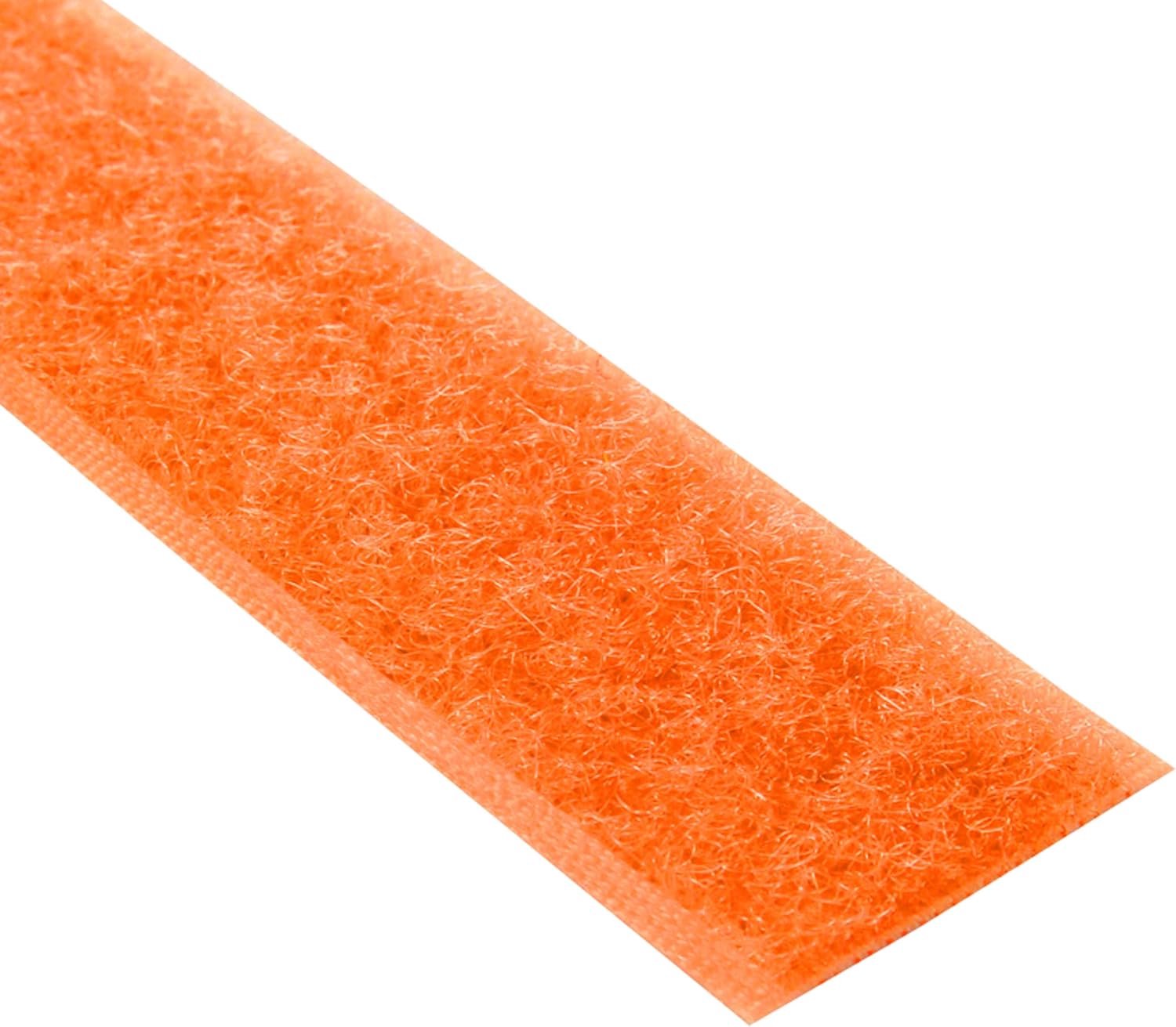 Velcro tape 20 mm x 3 m - neon oranje - zelfklevend - herbruikbaar tot 10.000 keer - Luxento