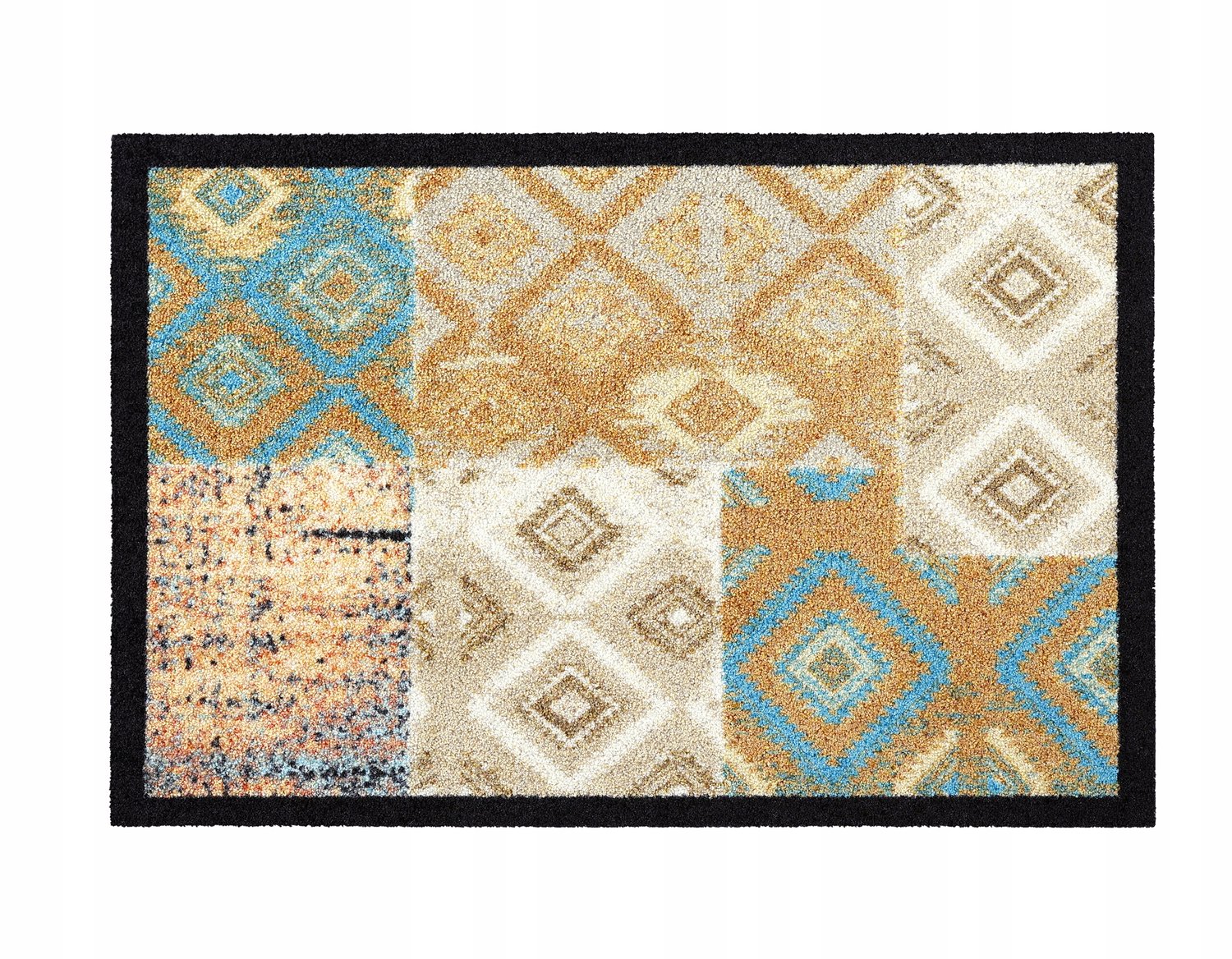 Deurmat 50x70 cm - Antislip, Duurzaam, Waterabsorberend - Rombenpatroon