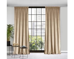 Verduisterende Velours Gordijnen 140x270cm - Luxe en Sfeervol