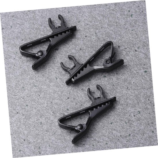 10stuks Microfoon Clip Voor Dassen Universele Lavalier Microfoon Klem Duurzaam Compact Ontwerp Voor Presentaties Online Vergaderingen — afbeelding 2