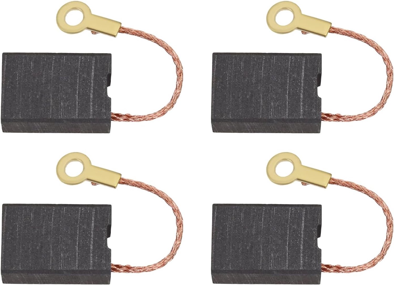 2 paar koolborstels met autostop elektrisch gereedschap haakse slijper motor koolborstels compatibel met Parkside PWS 230 A1, 8x13x19mm