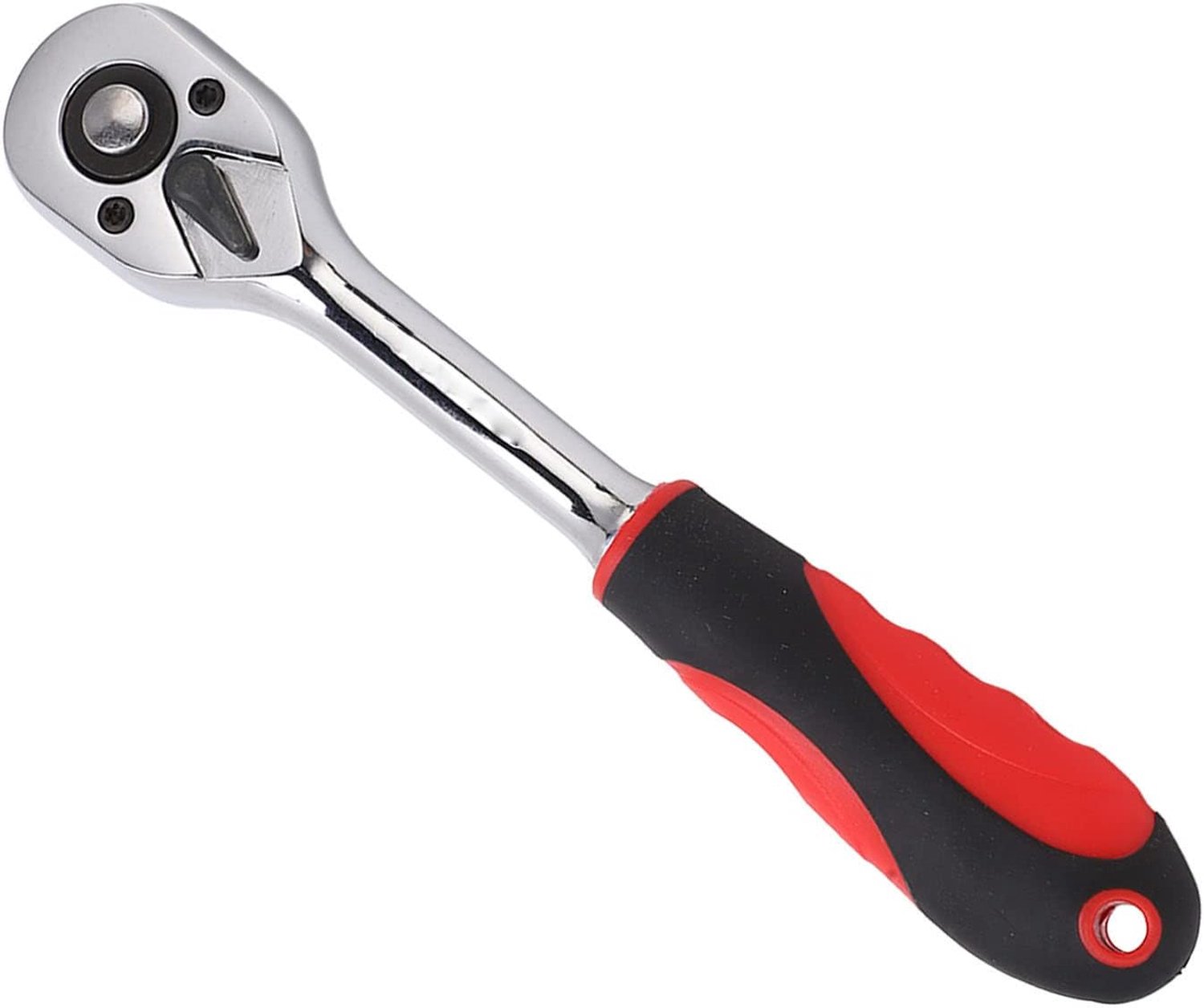 aqxreight Ratel Dopsleutel 72 Tanden Snelspansleutel voor Moeren en Bouten Stalen Handgereedschap met Compact Ontwerp voor Doe-het-zelf en Professioneel Gebruik (1/4 inch S (gebruik met bit van 6,35