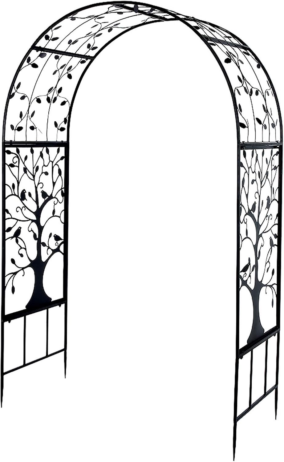 Sierlijke Rozenboog voor in de Tuin, Metalen Klimplantsteun voor Trouwen en Klimrozen Trellis