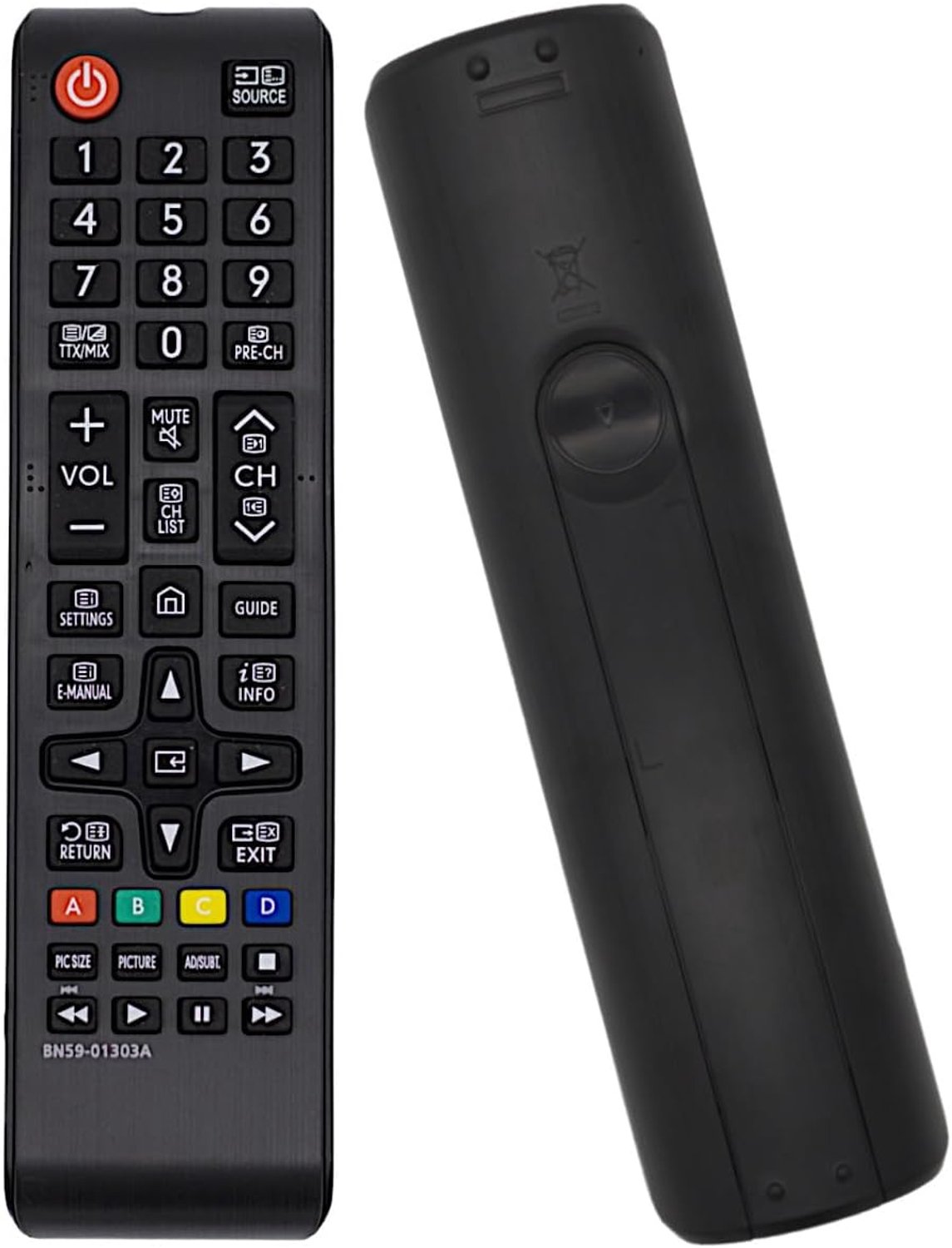 Replacement Remote Control Compatible with SAMSUNG BN59-01303A, BN5901303A for NU7093, NU7172, NU7172U, UE55NU7093 - ShopVlot