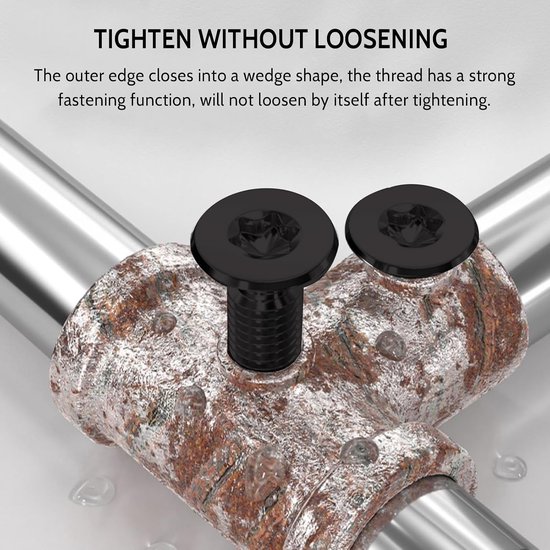 20 Stuks M6x30 mm Torx Schroeven met Verzonken Kop Roestvrij Staal — afbeelding 3