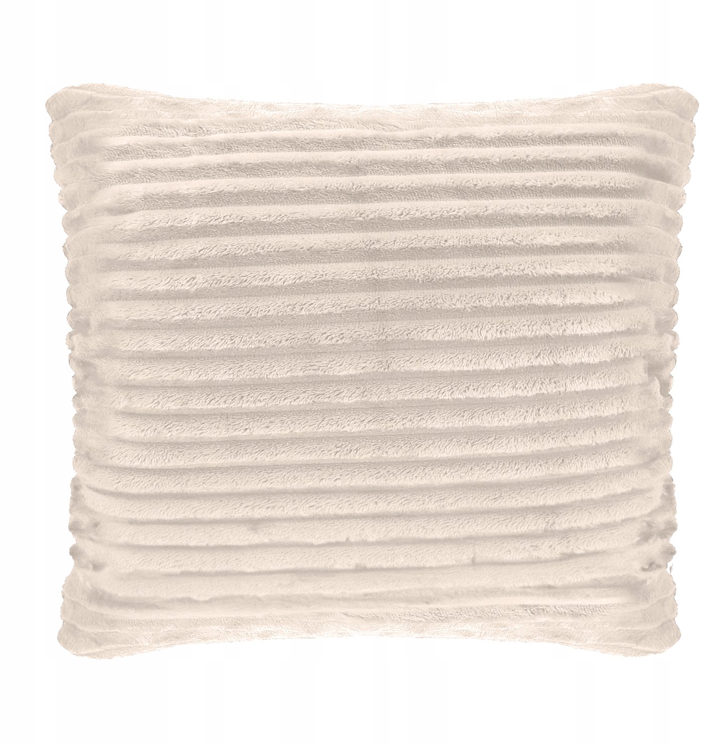 Zachte Sierkussenhoes 40x40 cm - Crème met Tocco Patroon
